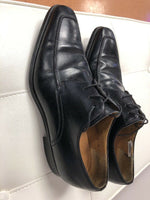 Mens Magnanni black leather oxfords/ shoes sz. 9 M