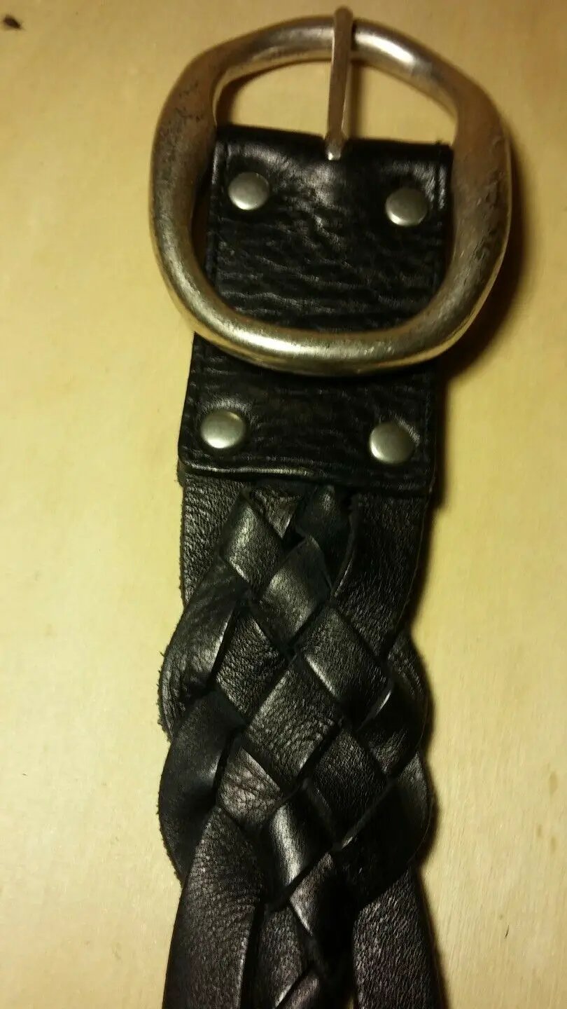 32 INCHEs GENUINE LEATHER MEN DARK BROWN BELT 1 1/2 INCHES WIDE. BKRUR060 by NOT APPLICABLE
