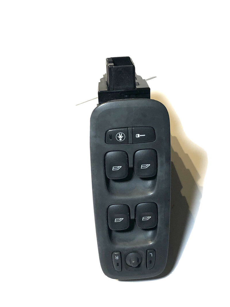 2000-03 VOLVO S60 S80 V70 XC70 MASTER WINDOW POWER LOCK SWITCH wood-grain MIRROW