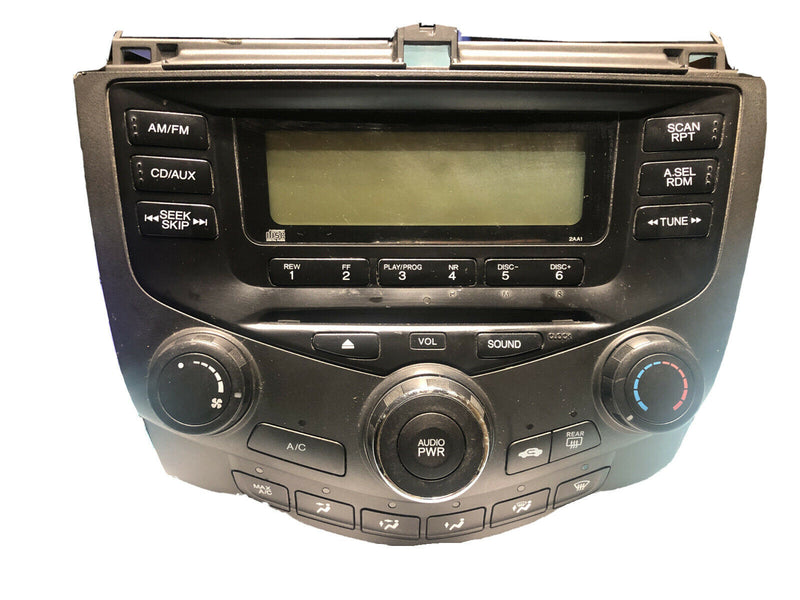 ...2003-2007 Honda Accord radio Stereo AM FM 6 CD Changer OEM aa063967ddf