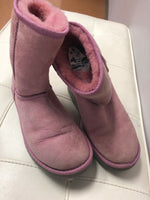 Girls Ugg Boots Size 4 Light Pink Preowned