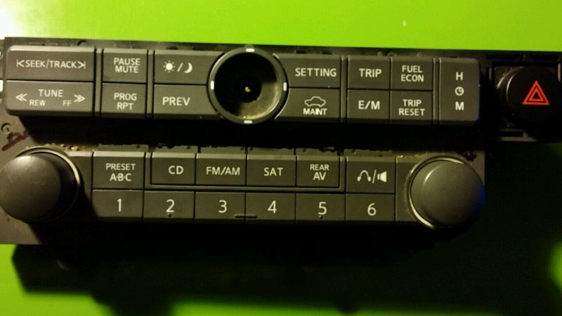 2006 04 05, Nissan Quest Radio Audio Control Panel,emergency switch18608 BDPK66