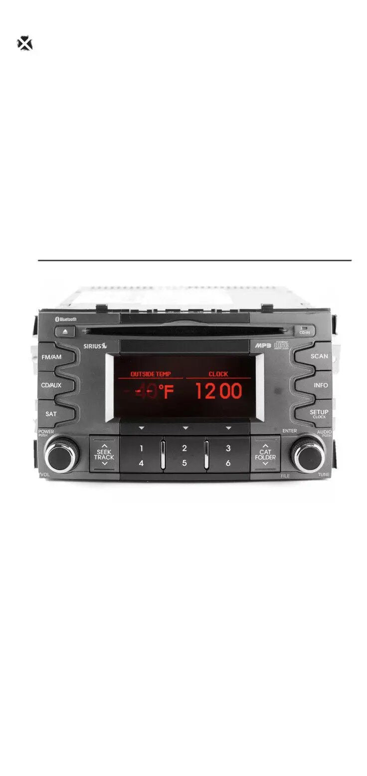 2010-2011 Kia Soul AM FM MP3 Radio CD Player Bluetooth Music - 96150-2K205AMAL by Kia