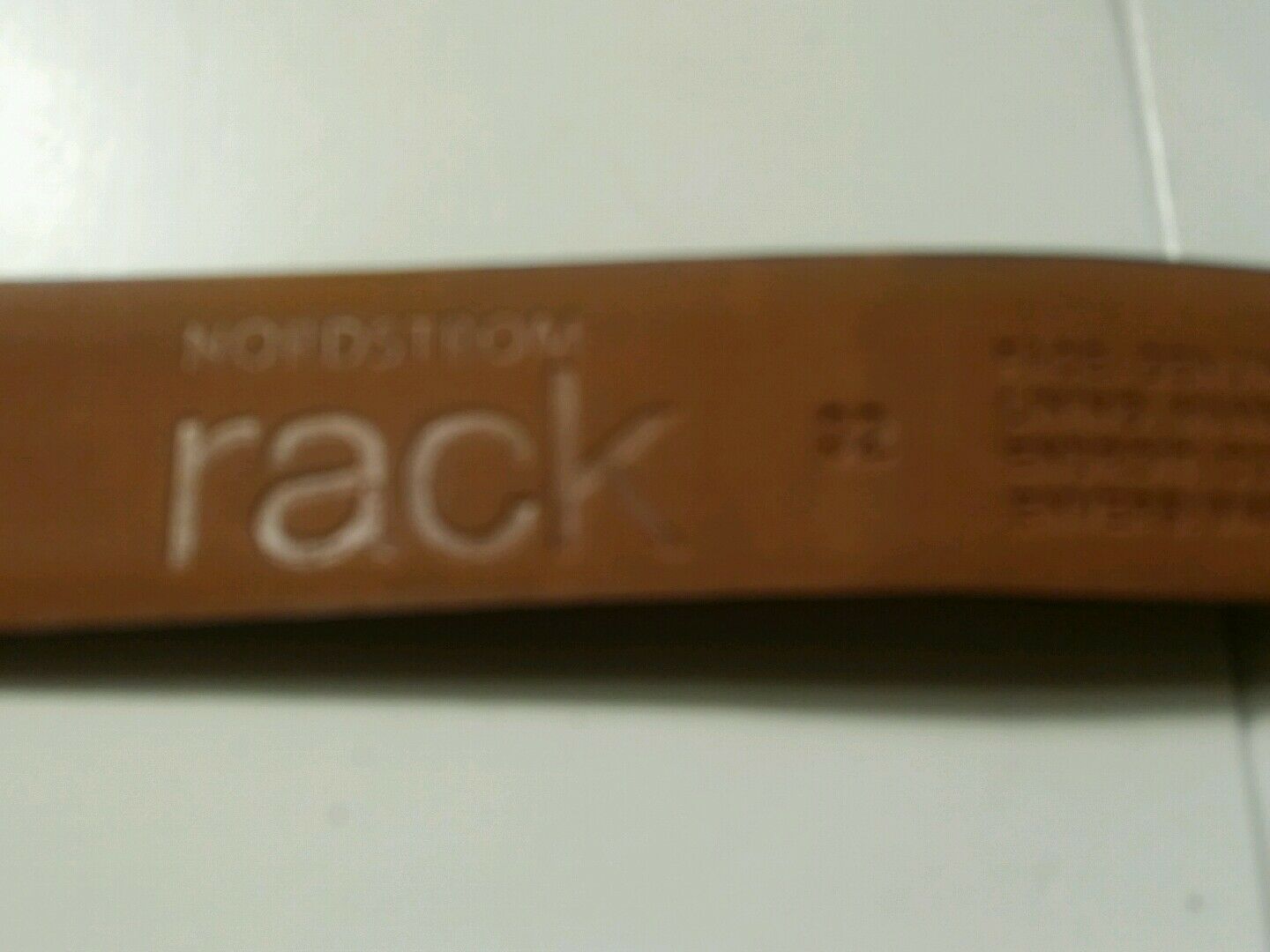 mens nordstrom rack belt 32 brown leather on manmade lining