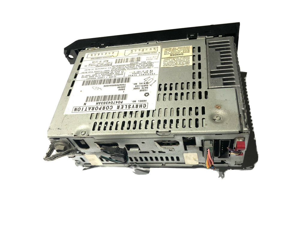 Genuine OEM Dodge Jeep Chrysler AM FM Radio CD & Cassette Player | P04704383AH