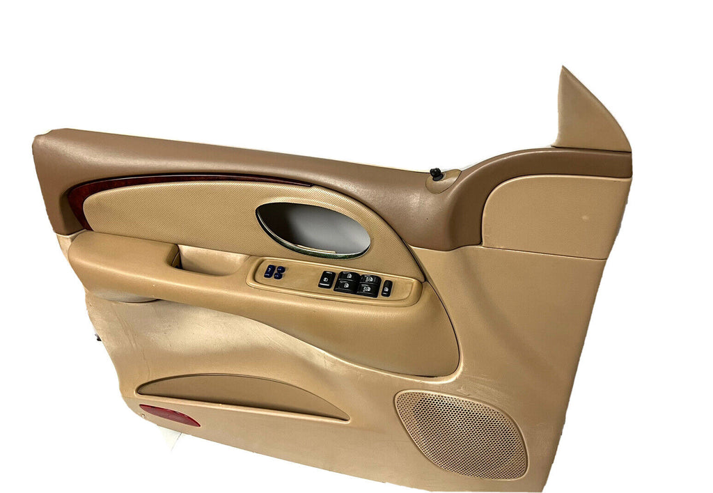 1998-2005 BLAZER BRAVADA OEM DRIVER DOOR PANEL LH 1999 2000 2001 2002 Tan  Beige