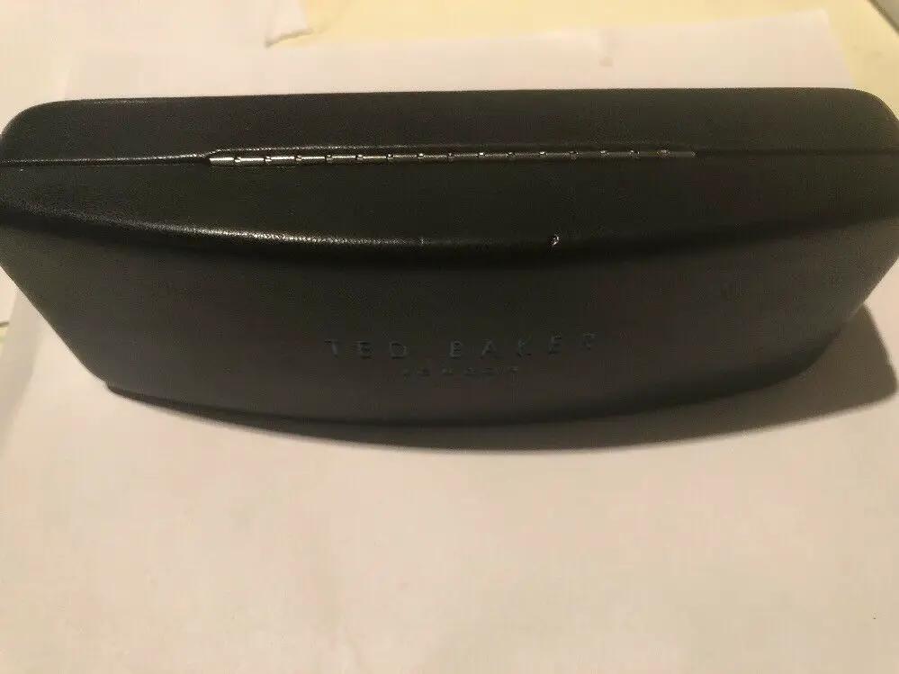 Ted Baker Eyeglass Case , preowned Leather like black case by Ted Baker