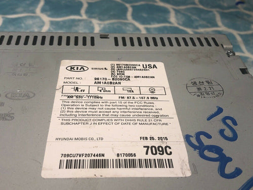 14 2014 15 2015 Kia Soul Radio Mp3 Sirius Player Bluetooth 96170-B2090CA B715