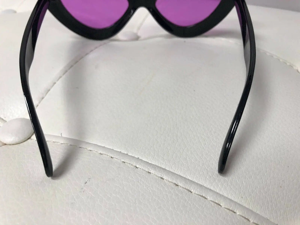 Lucky Brand D931 Women's Sunglasses Oversized Cat-Eye, Black / Purple Grad. #C73 by Unbranded
