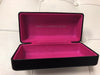 DIANE von FURSTENBERG Black Hard Eye Glass Sunglasses Case Box