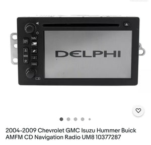 2004-2009 Chevrolet Gmc Isuzu Hummer Buick Am Fm Cd Navigation Radio