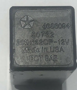 4686094 Jeep Grand Cherokee Turn Signal Flasher Relay Module 1999 2000 2001 2002