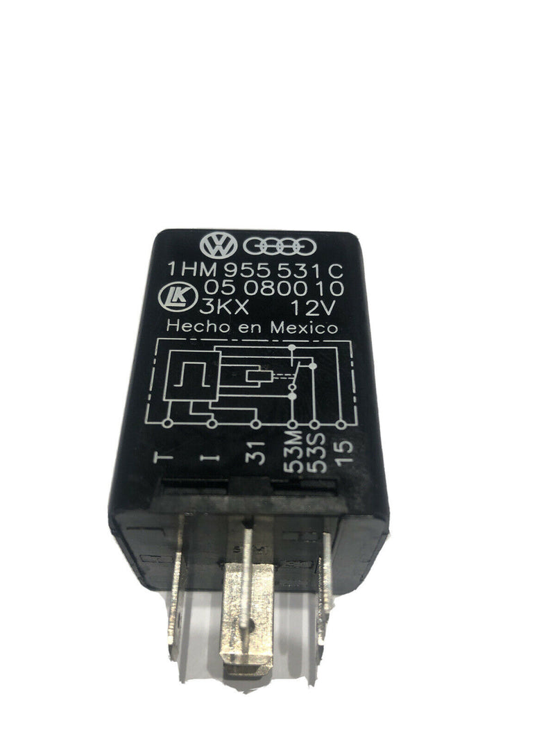 VW Audi Intermittent Wiper Relay 196 OEM 1HM955531C