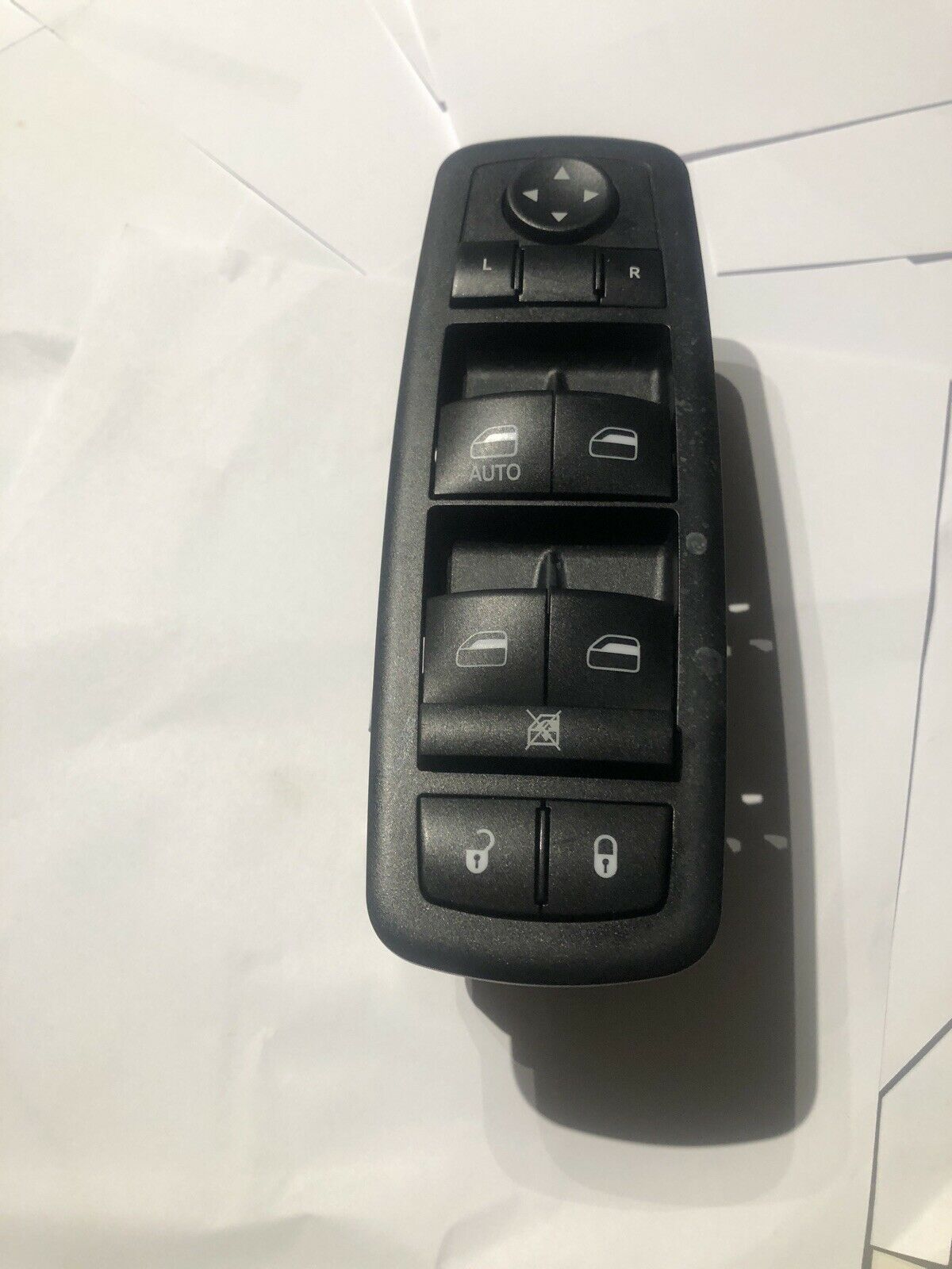 2010 Dodge Ram 1500 Left Side Master Power Window Switch 10032628 OEM