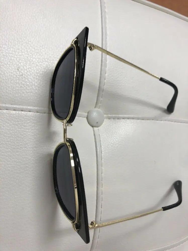 Oversized Black Vanity Sunglasses by Unbranded