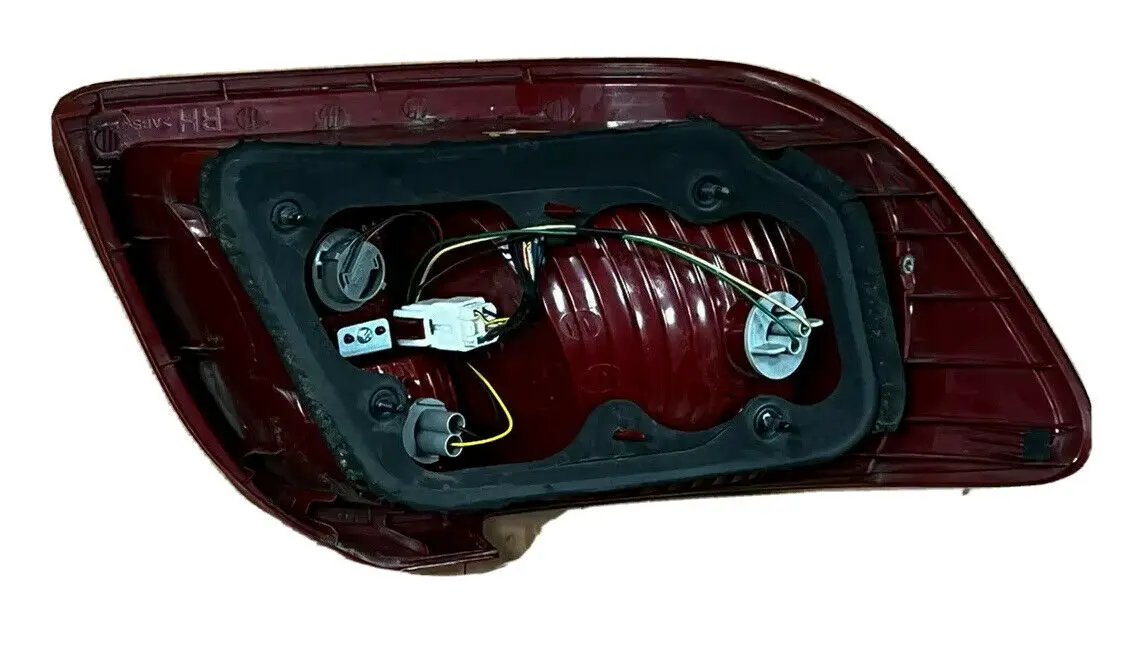 Halogen Tail Light For 2006-2011 Kia Rio Sedan Right Clear/Red Lens w/Bulbs CAPA by Perfect Fit