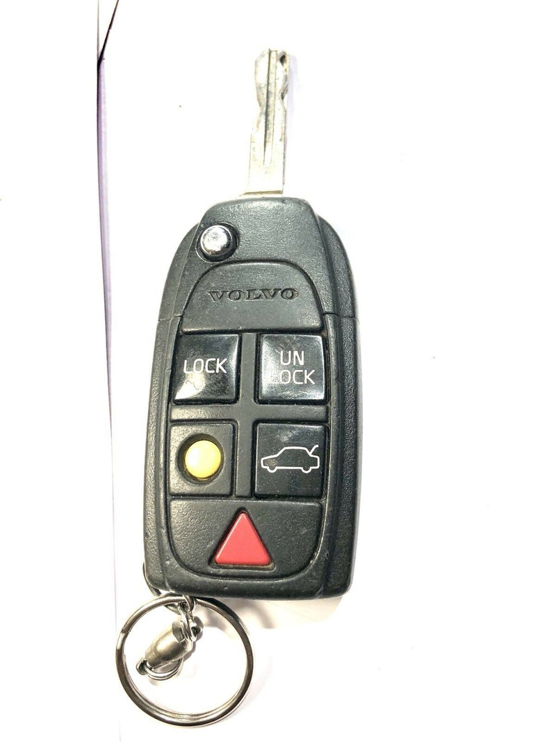 For VOLVO S80 S60 V70 XC70 XC90 5 BUTTON REMOTE KEY FOB CASE + Blade New