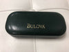 BULOVA Gray Sunglass Empty Case ONLY Eyeglass Clamshell White