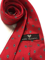 Mario Valentino Men's Neck Tie Silk Tie Made In Italy 55"