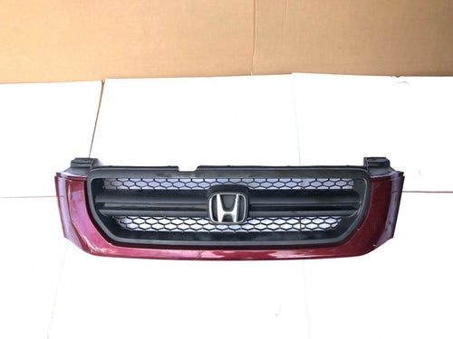 2003 HONDA PILOT GRILL EX BLACK W/ EMBLEM OEM USED