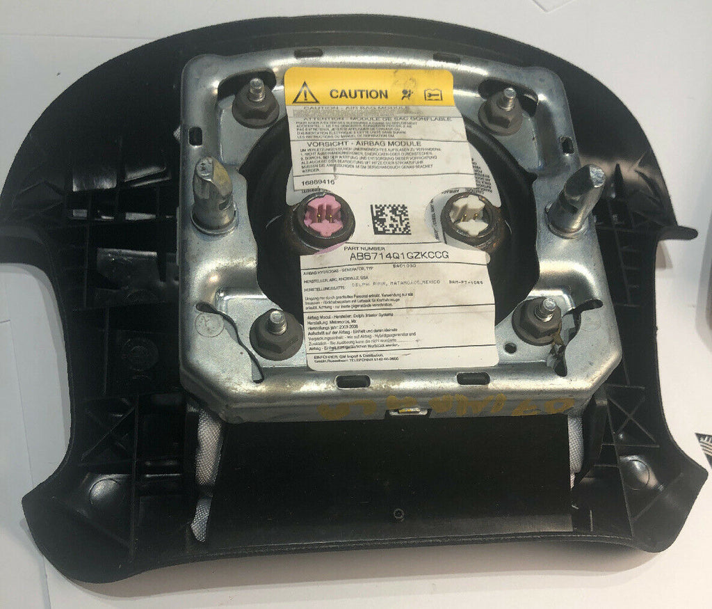2006-2009 Chevrolet Impala Driver Steering Wheel Airbag Black OEM Used