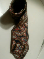 Christian dior monsieur 100% silk delicious floral paisley print tie.