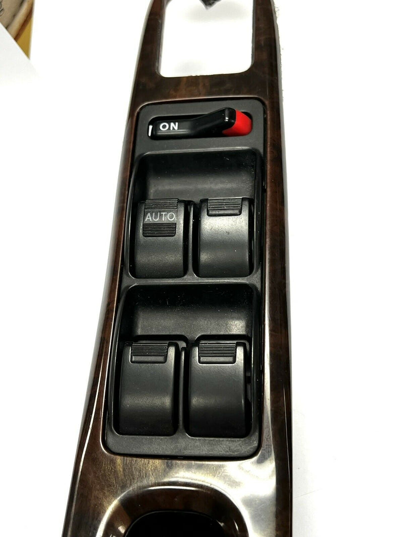 1998-2002 Honda Accord Left Driver Master Window Switch Control Wood Grain