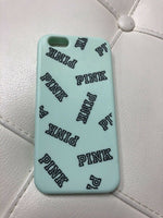 Victoria Secret PINK Mint Green With Aztec Print Silicone Iphone 5/5s Case