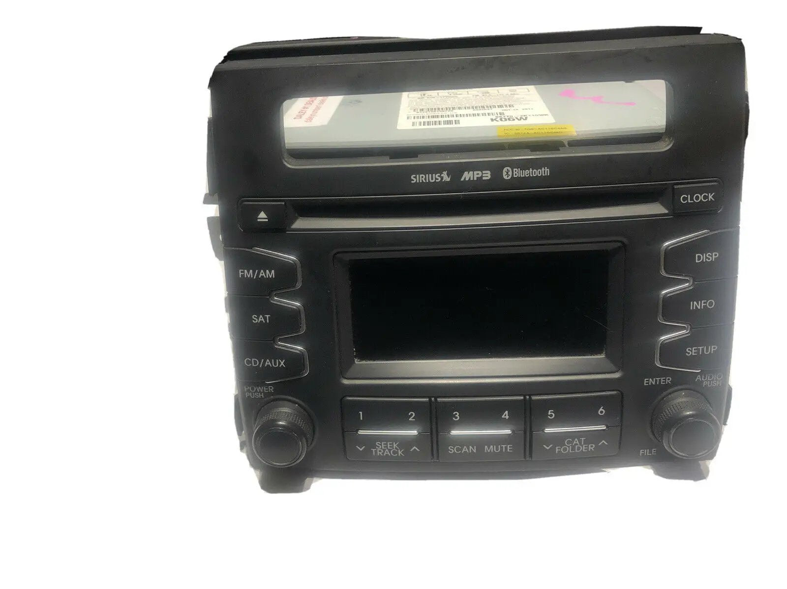 2011 2012 2013 Kia Soul OEM Single CD AM FM Sat Bluetooth Radio 96170-2K110WK by Kia