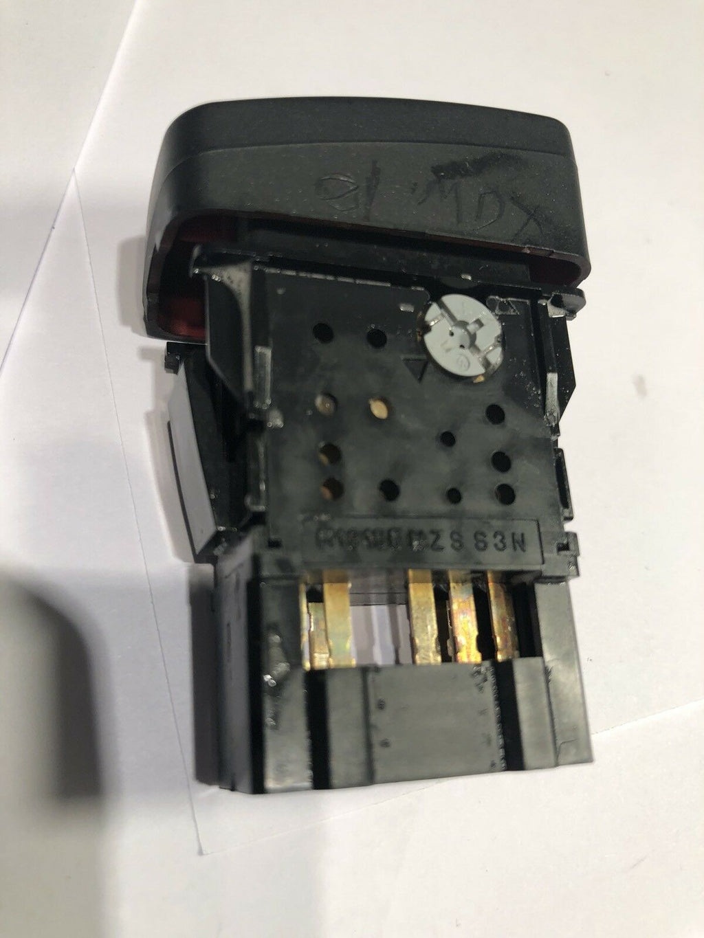 2001 2003 MDX INSTRUMENT PANEL HAZARD LIGHT FLASHER LAMP BUTTON SWITCH SIGNAL