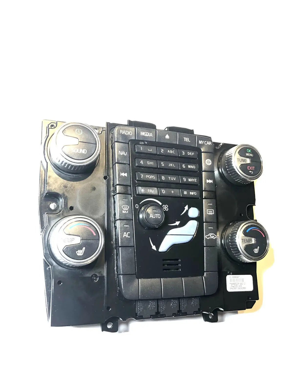 2014 - 2015 2016 17 Volvo S60 Radio AC Heater Climate Temperature OEM Control by Volvo