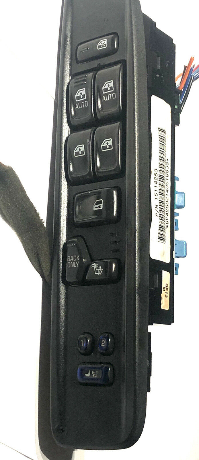 2002-2005 GMC ENVOY MASTER WINDOW SWITCH AND BEZEL HS 04 05 OEM TAN