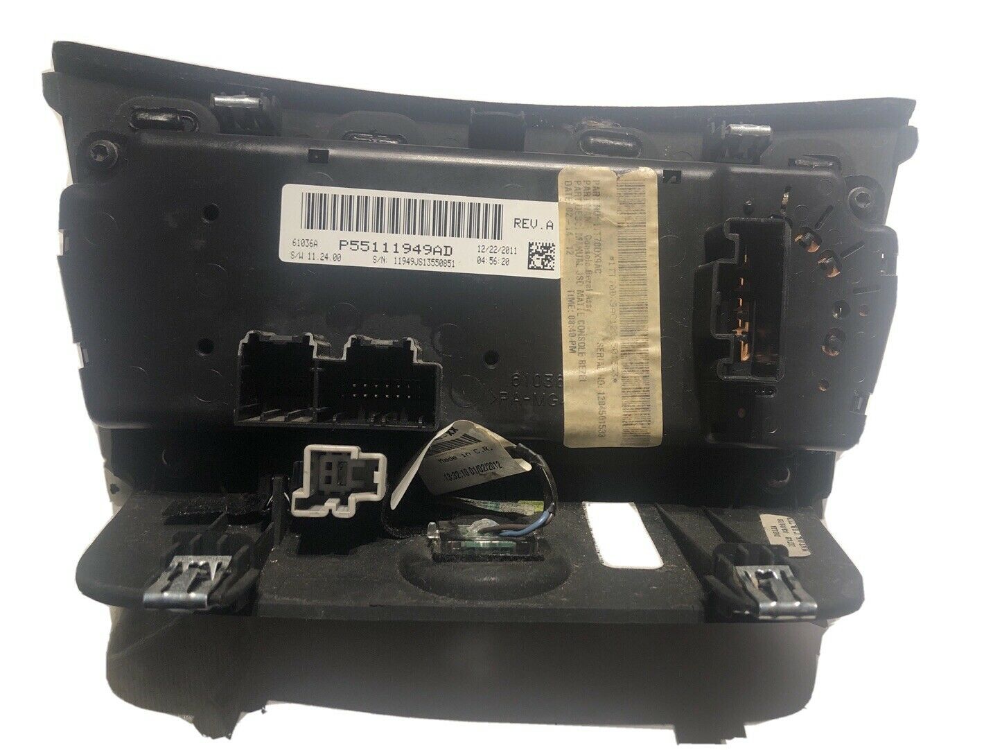2014 Dodge Avenger REAR TEMPERATURE CONTROLS