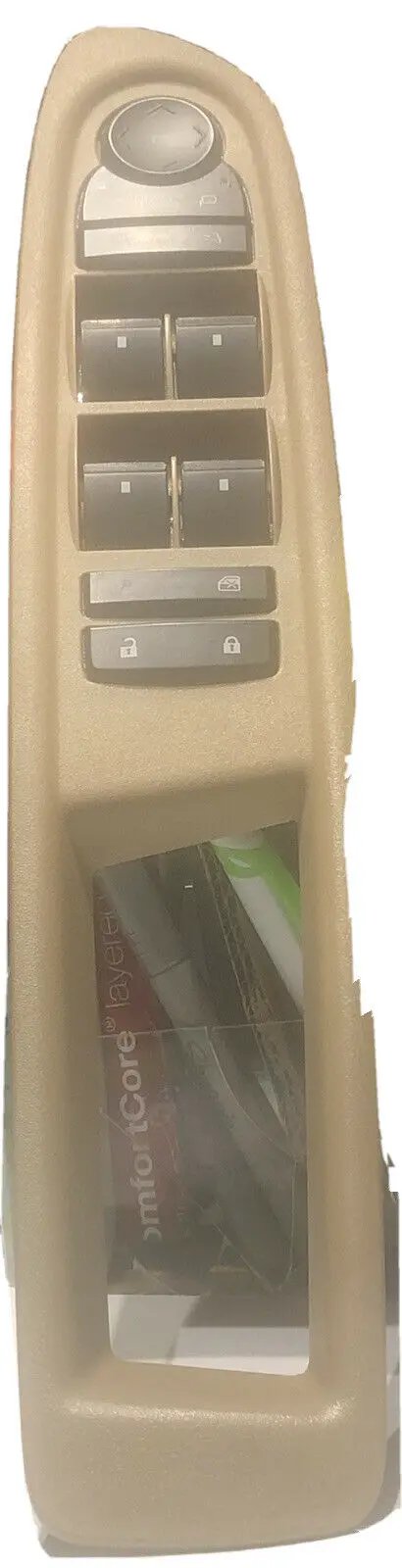 10 - 13 CHEVY AVALANCHE 4D CREW CAB MASTER POWER WINDOW SWITCH NEW 20877677 by GMC