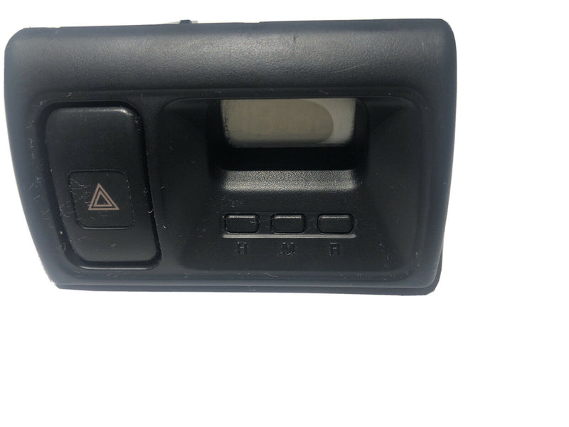 HONDA ACCORD FRONT CENTER DASH DIGITAL LED CLOCK HAZARD BUTTON SWITCH BLK 98-00