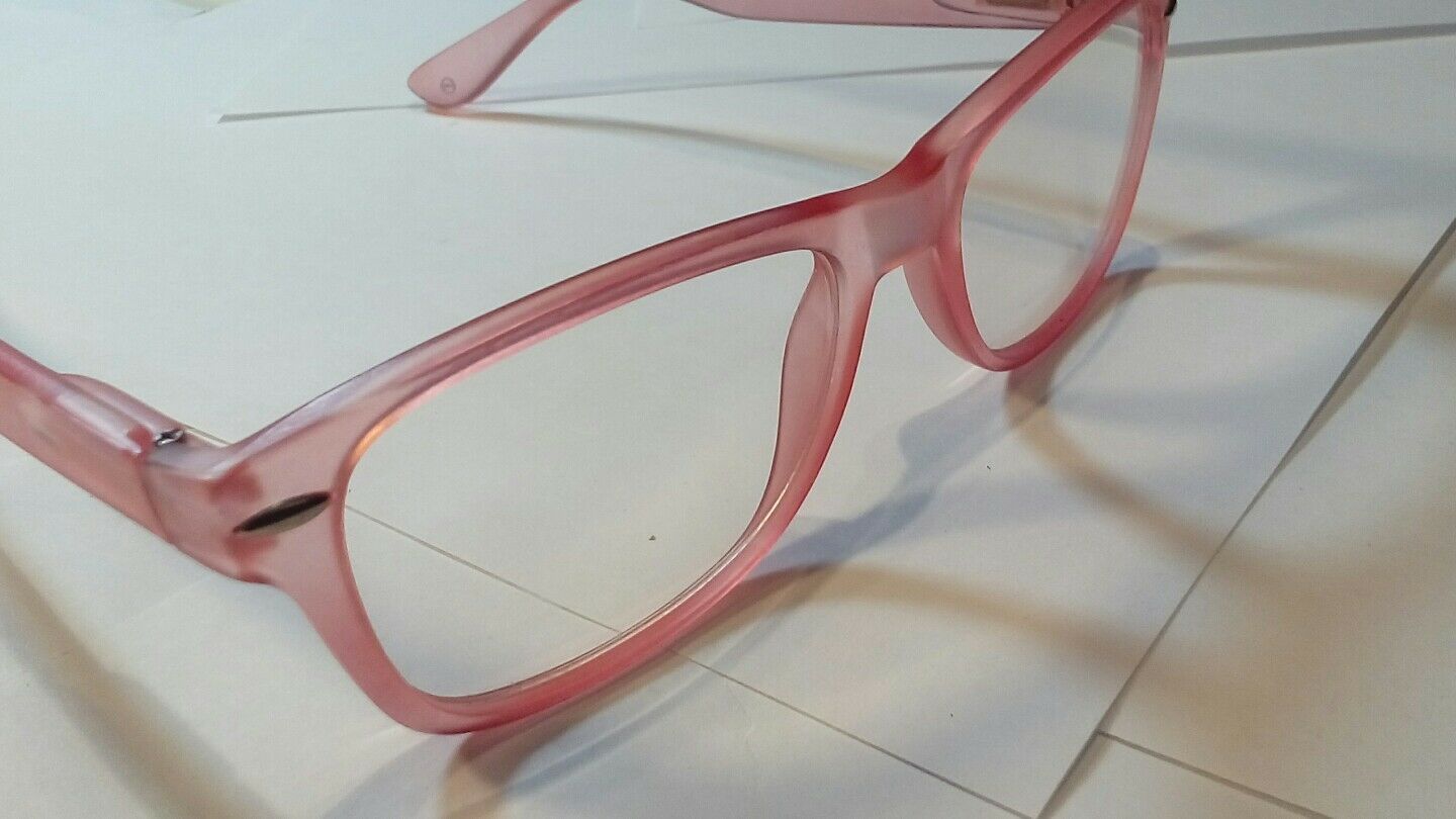 Girls pink wayfare eyeglass frames apollos recycled av rec 204-r125