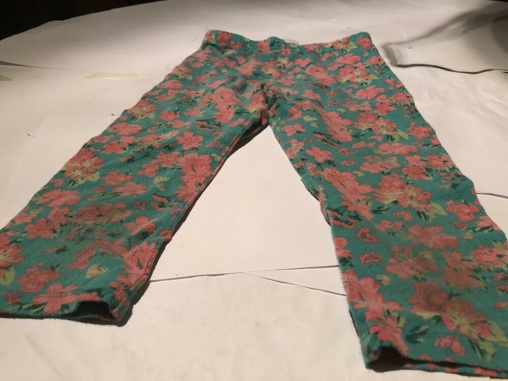 H+m Girls Size 6 Floral Strech Pants
