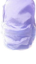 New Victoria's Secret PINK Logo Campus Backpack Pure Black White Stripe NIP
