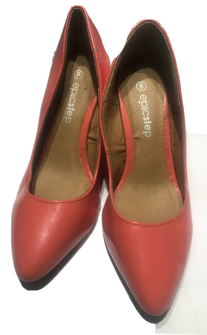 Epic step Womens Size 8M Peach Wedge Pump