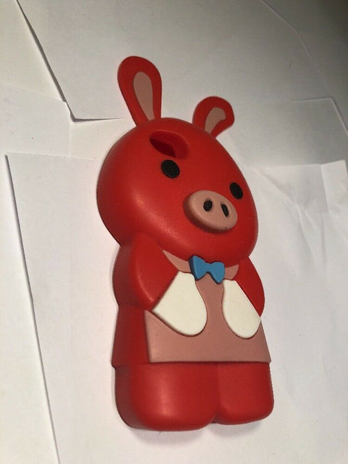 For Apple iPhone 5C Rubber SILICONE Soft Gel Skin Case Phone Cover Cute Pig