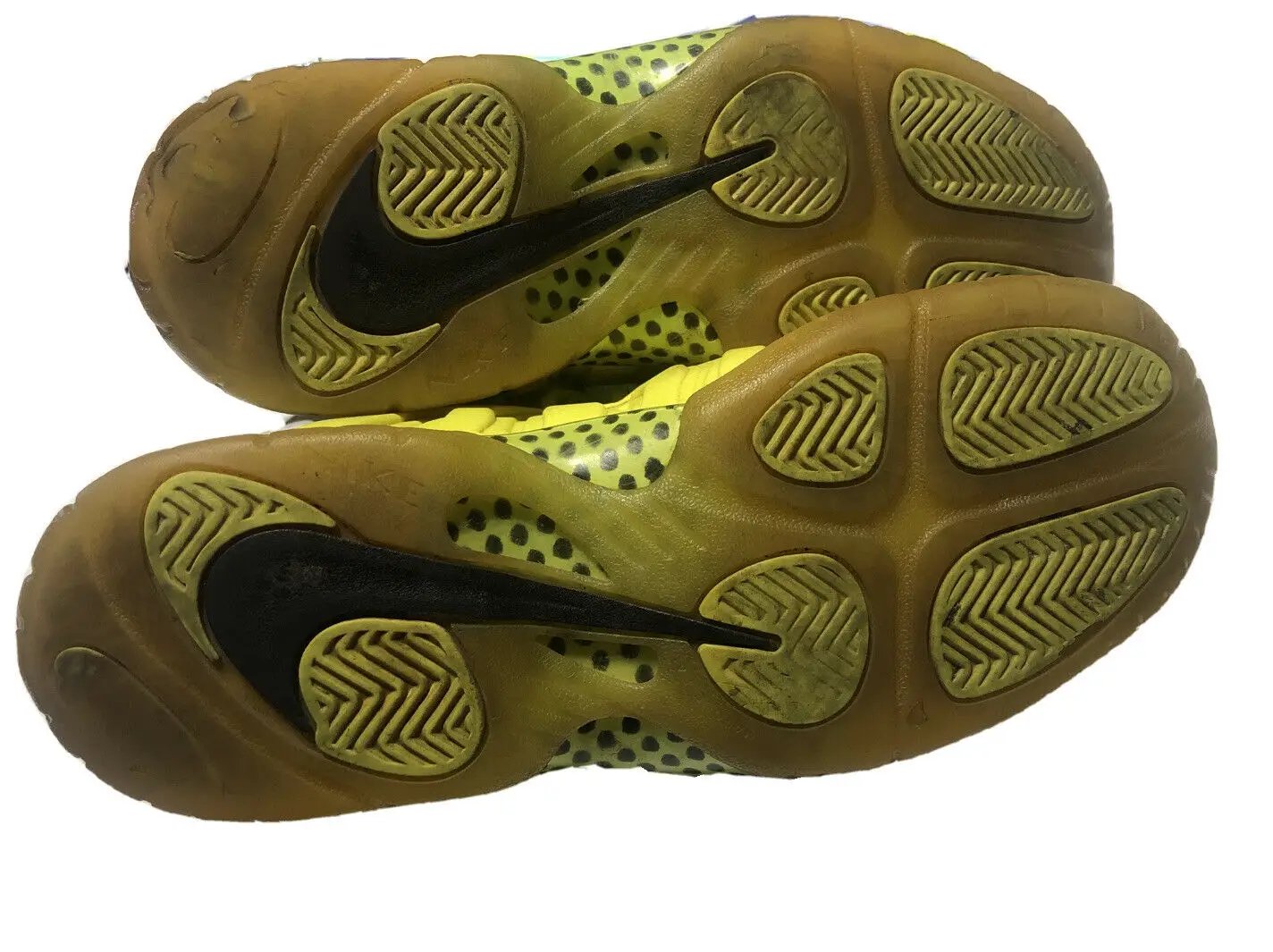 Nike Foamposite Yellow Size 6 by Nike