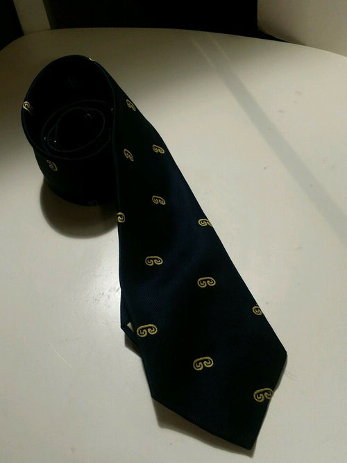 yves saint laurent navy blue and gold.