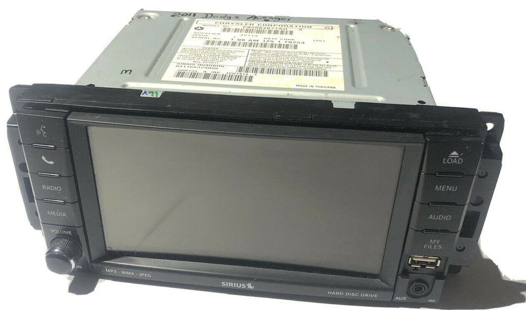 2014 2013 2012 2010-14 Dodge Avenger RBZ LOW Speed Radio Cd Player P05064677AH/1