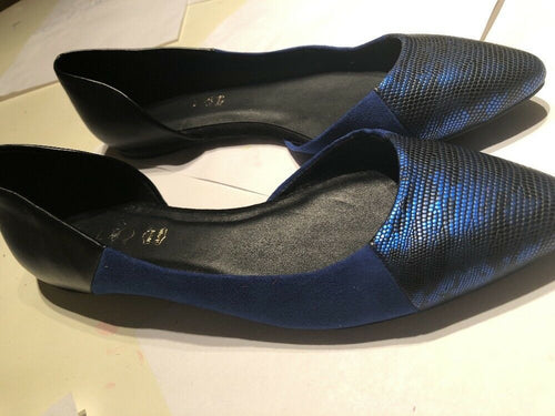 Aldo Womens Shoes Flats Black And Gold Bead Size 9