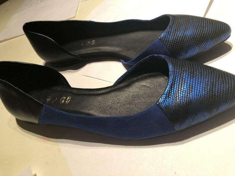 Aldo Womens Shoes Flats Black And Gold Bead Size 9