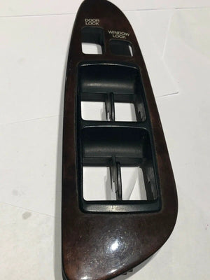 OEM 93-97 INFINITI J30 FRONT MASTER POWER WINDOW SWITCH WOOD TRIM BEZEL ONLY