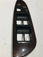 OEM 93-97 INFINITI J30 FRONT MASTER POWER WINDOW SWITCH WOOD TRIM BEZEL ONLY