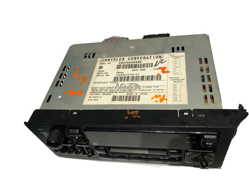 87-00 CHRYSLER JEEP OEM CASSETTE CD PLAYER RADIO EQUALIZER DODGE AUX INPUT by Chrysler