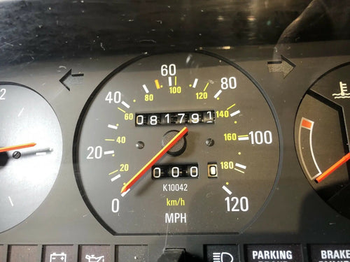 1986 87 VOLVO 244 SPEEDOMETER Odometer Gas Gauge Instrument CLUSTER 81,791 Miles by VDO