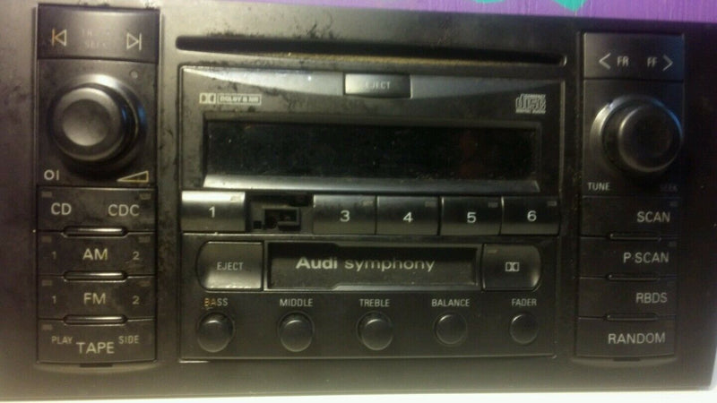 Audi A6 S6 AllRoad OEM Symphony Cassette & CD Player Radio LKQ